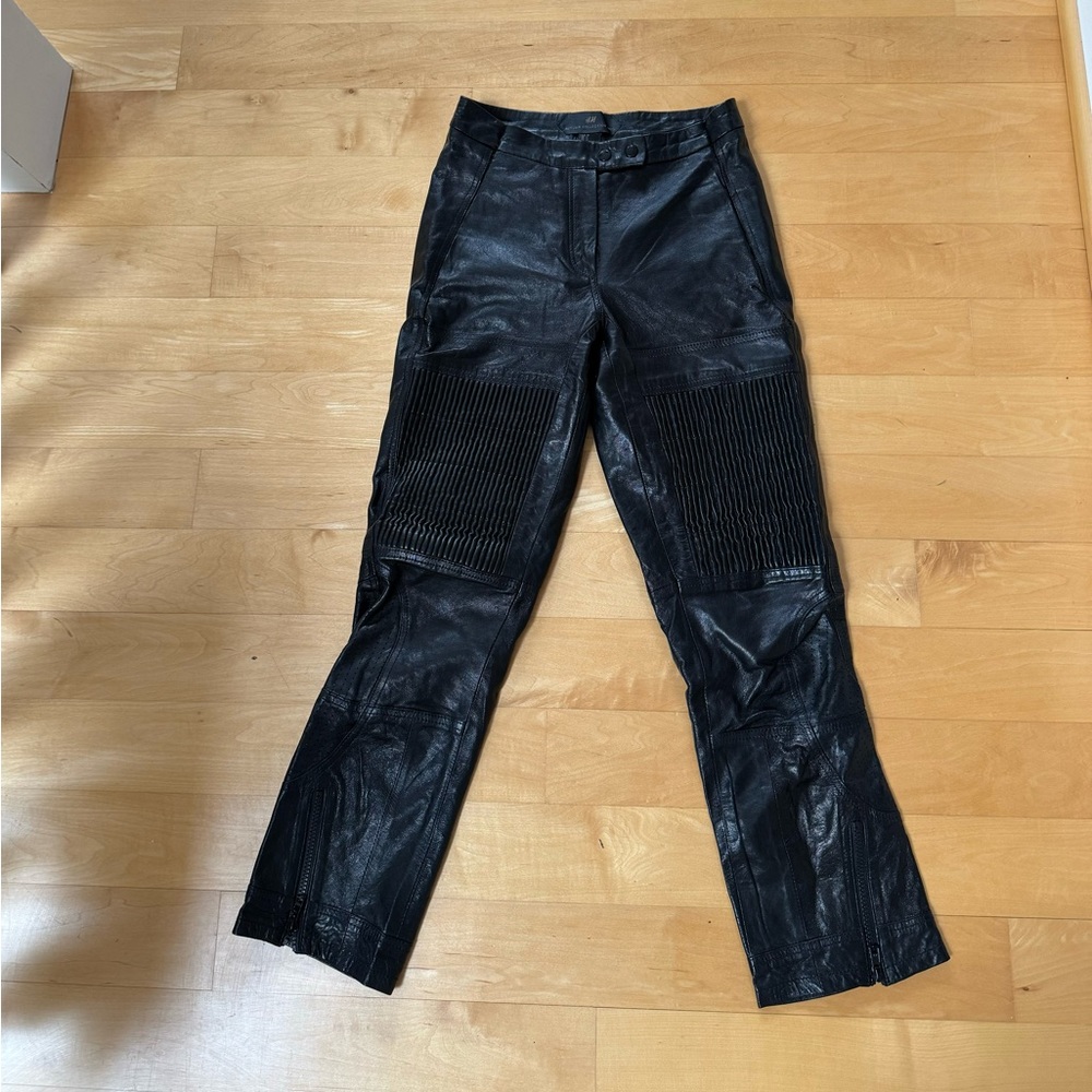 H&M STUDIO GENUINE LEATHER PANTS